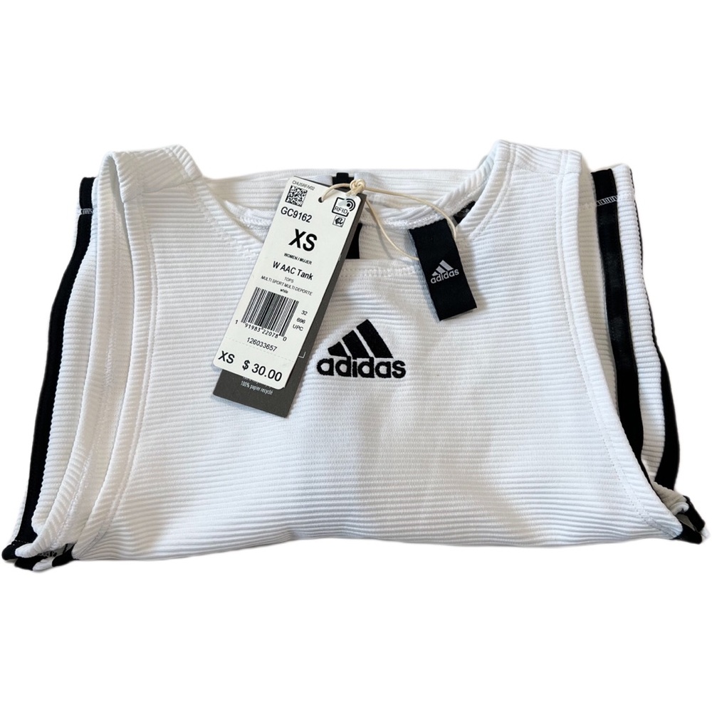 NEW Adidas Crop Top Zipper Back